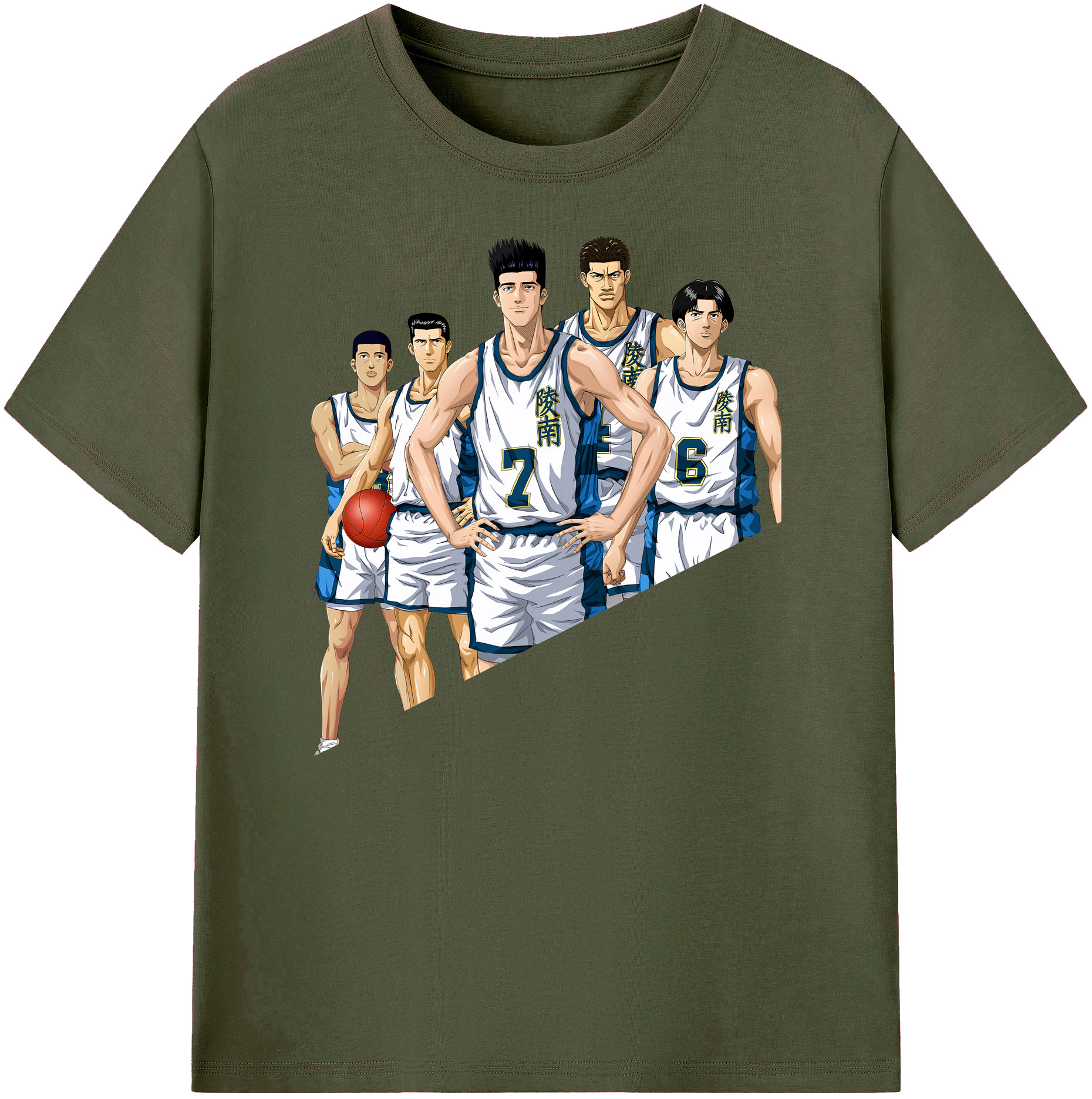 （画像用） SLAM DUNK／スラムダンク 綿100％ メンズ半袖Tシャツ｜肌触りやわらか＆通気性